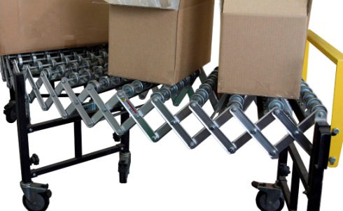 可移動可伸縮滾輪輸送機的特點